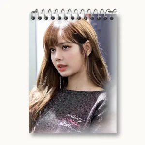 دفتر یادداشت لیسا گروه بلک پینک Black Pink