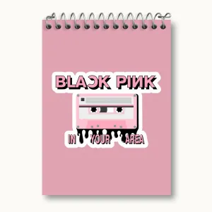 دفتر یادداشت گروه بلک پینک Black Pink