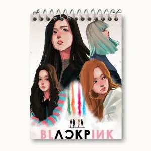 دفتر یادداشت گروه بلک پینک Black Pink