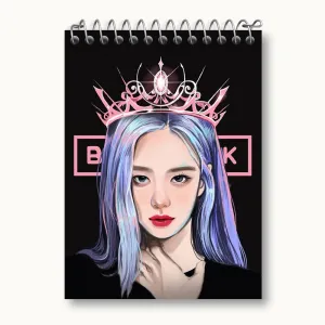 دفتر یادداشت رزی گروه بلک پینک Black Pink