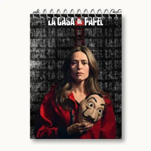 دفتر یادداشت راکل موریو سریال Money Heist
