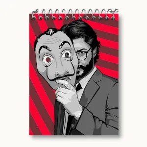 دفتر یادداشت پروفسور سریال Money Heist