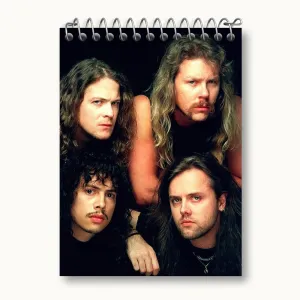 دفتر یادداشت گروه موسیقی متالیکا Metallica