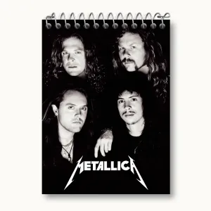 دفتر یادداشت گروه موسیقی متالیکا Metallica