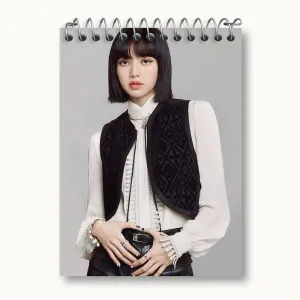 دفتر یادداشت لیسا گروه بلک پینک Black Pink
