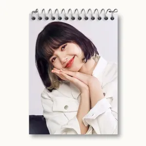 دفتر یادداشت لیسا گروه بلک پینک Black Pink
