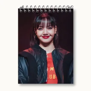 دفتر یادداشت لیسا گروه بلک پینک Black Pink