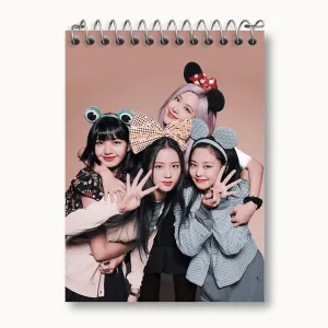 دفتر یادداشت گروه بلک پینک Black Pink