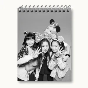 دفتر یادداشت گروه بلک پینک Black Pink