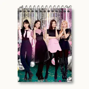 دفتر یادداشت گروه بلک پینک Black Pink