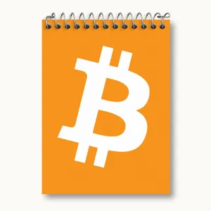 دفتر یادداشت ارز دیجیتال بیت کوین