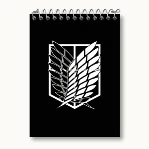 دفتر یادداشت انیمه اتک آن تایتان Attack on Titan