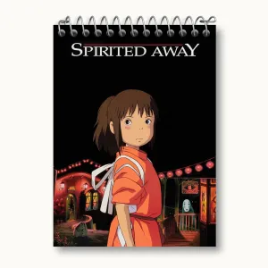 دفتر یادداشت انیمه شهر اشباح Spirited Away