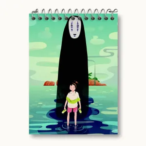 دفتر یادداشت انیمه شهر اشباح Spirited Away