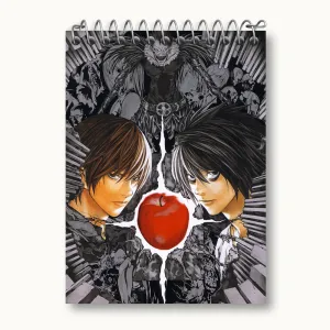دفتر یادداشت ال و لایت یاگامی انیمه دفترچه مرگ Death Note