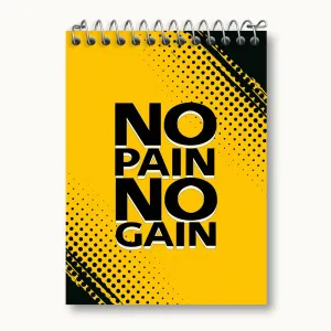 دفتر یادداشت No Pain No Gane