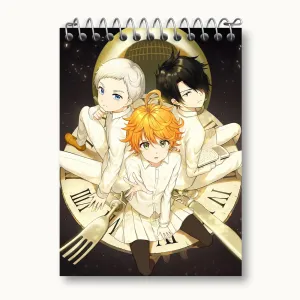 دفتر یادداشت انیمه ناکجا آباد موعود Promised Neverland