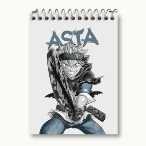 دفتر یادداشت آستا انیمه بلک کلاور Black Clover