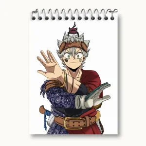 دفتر یادداشت آستا انیمه بلک کلاور Black Clover