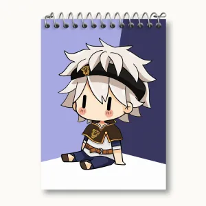 دفتر یادداشت آستا انیمه بلک کلاور Black Clover
