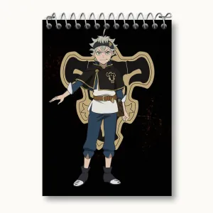 دفتر یادداشت آستا انیمه بلک کلاور Black Clover