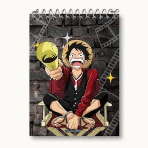 دفتر یادداشت لوفی انیمه وان پیس One Piece