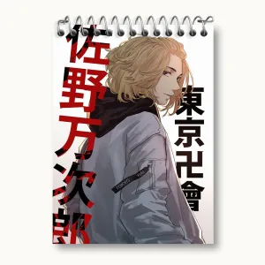دفتر یادداشت مایکی انیمه توکیو ریونجرز Tokyo Revengers