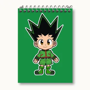 دفتر یادداشت گون انیمه هانتر ایکس هانتر Hunter × Hunter