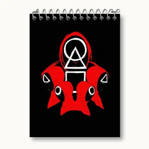 دفتر یادداشت بازی مرکب Squid Game
