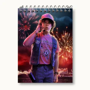 دفتر یادداشت داستین هندرسون استرینجر تینگز Stranger Things