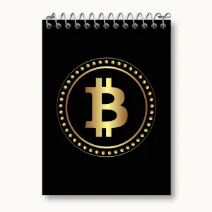 دفتر یادداشت ارز دیجیتال بیت کوین