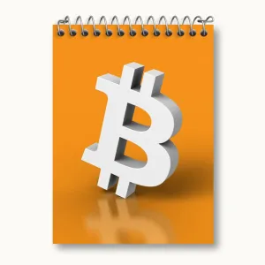 دفتر یادداشت ارز دیجیتال بیت کوین
