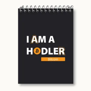 دفتر یادداشت I Am A Hodler Bitcoin