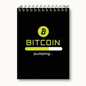 دفتر یادداشت ارز دیجیتال بیت کوین
