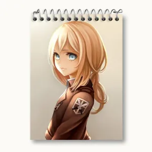 دفتر یادداشت هیستوریا ریس انیمه اتک آن تایتان Attack on Titan