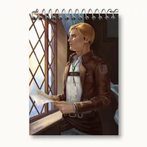 دفتر یادداشت اروین اسمیت انیمه اتک آن تایتان Attack on Titan