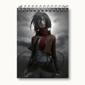 دفتر یادداشت میکاسا آکرمن انیمه اتک آن تایتان Attack on Titan