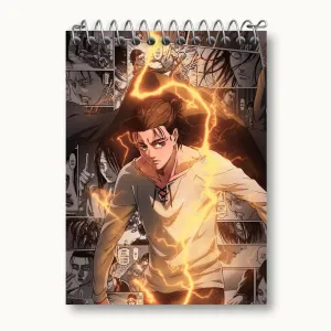 دفتر یادداشت ارن یگر انیمه اتک آن تایتان Attack on Titan