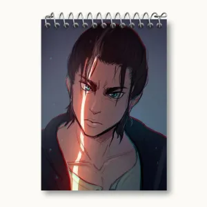 دفتر یادداشت ارن یگر انیمه اتک آن تایتان Attack on Titan
