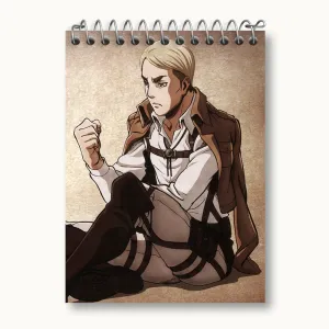 دفتر یادداشت اروین اسمیت انیمه اتک آن تایتان Attack on Titan