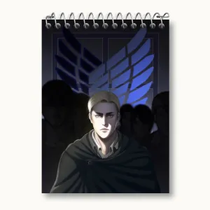 دفتر یادداشت اروین اسمیت انیمه اتک آن تایتان Attack on Titan