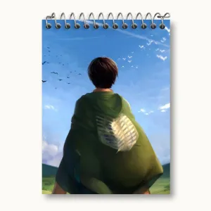 دفتر یادداشت ارن یگر انیمه اتک آن تایتان Attack on Titan