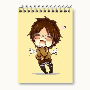 دفتر یادداشت هانجی سان انیمه اتک آن تایتان Attack on Titan
