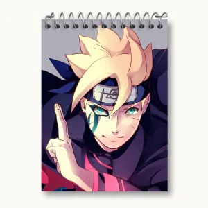 دفتر یادداشت بوروتو اوزوماکی انیمه ناروتو  Naruto