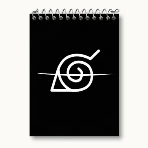 دفتر یادداشت قبیله کونوها انیمه ناروتو Naruto