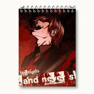 دفتر یادداشت لایت یاگامی انیمه دفترچه مرگ Death Note
