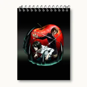 دفتر یادداشت لایت و ال انیمه دفترچه مرگ Death Note