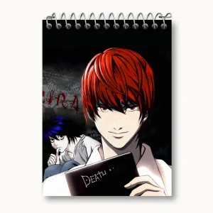 دفتر یادداشت لایت و ال انیمه دفترچه مرگ Death Note