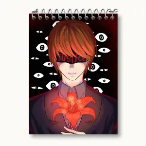 دفتر یادداشت لایت یاگامی انیمه دفترچه مرگ Death Note