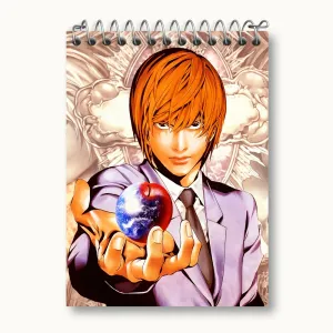 دفتر یادداشت یاگامی لایت انیمه دفترچه مرگ Death Note